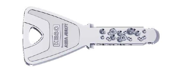 Keso 8000 Omega E Professional Cilindro Chiave - Codolo FP Store