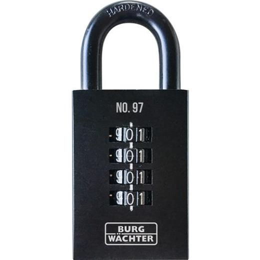 Zahlenvorhangschloss Numero 97 Schlosskörper-B.50mm Guss Zahlenroll.4