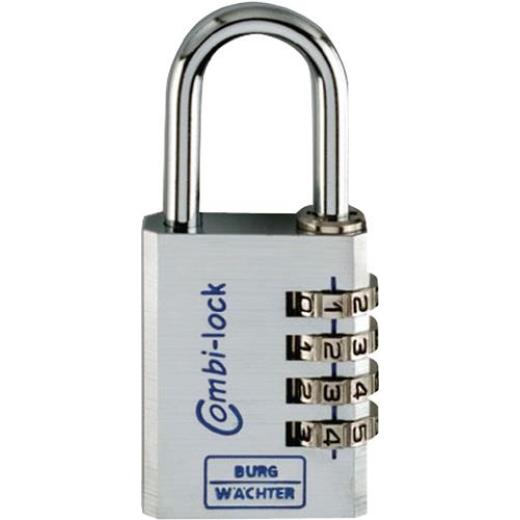 Zahlenvorhangschloss Combi Lock 90 Chromo Schlosskörper-B.30mm Alu.Zahlenroll.3 | 10 Stück