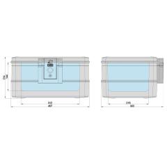 Scatola portadocumenti ignifuga e impermeabile | DB 210L