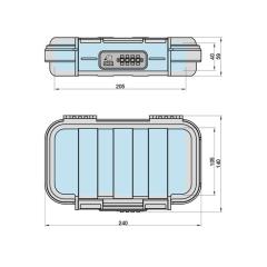 Mobile Safe with Combination Lock | MSZ 200