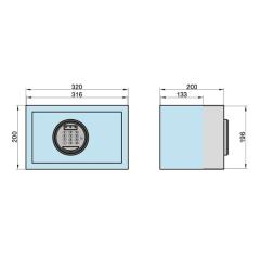 Cassaforte per mobili con codice numerico | EMT 200 - Code