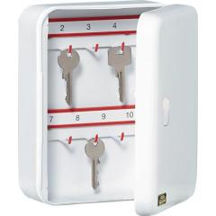 Schlüsselbox CS 24 V-PZ H255xB205xT75mm grau Stahlbl.Anz.Hak.24 BURG-WÄCHTER