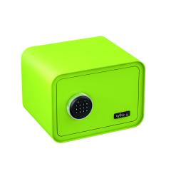 mySafe 350 Cassaforte Elettronica da Mobile | con codice, con allarme / verde mela