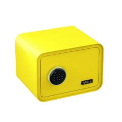 mySafe 350 Cassaforte Elettronica da Mobile | con codice, con allarme / giallo limone