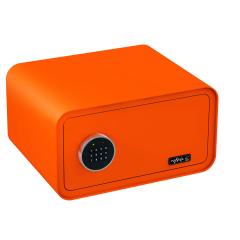 mySafe 430 Cassaforte Elettronica da Mobili | con codice, con allarme / arancione