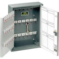 Schlüsselschrank 6700 H330xB245xT85mm2-türig vorg.f.HZ Anz.Hak.74